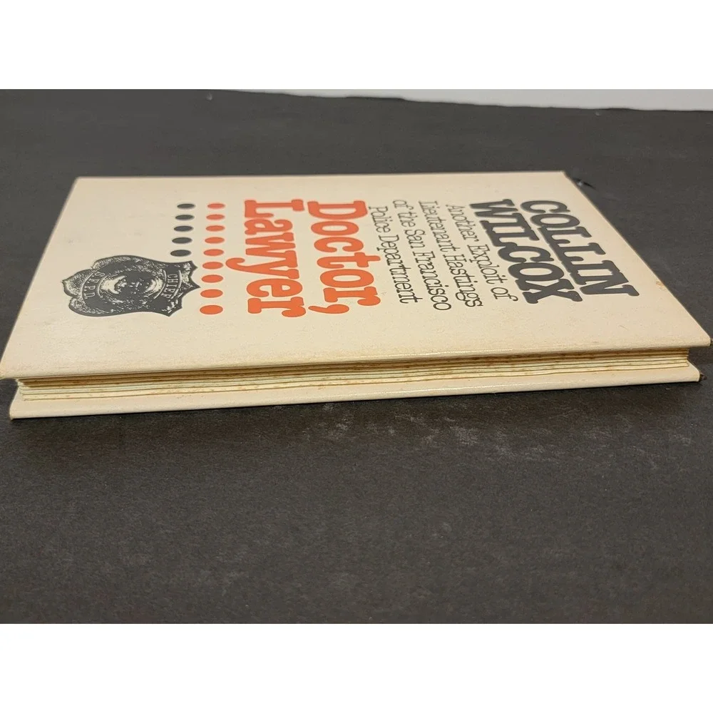 Doctor, Lawyer‎ Collin Wilcox 1977 First Edition Police Mystery Random House